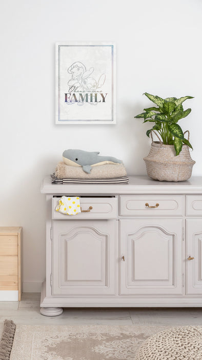 Komar NEU | Keilrahmenbild - Lilo & Stitch Family Goals - Größe 30 x 40 cm