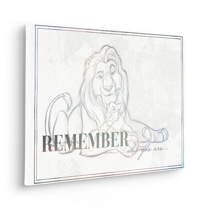 Komar NEU | Keilrahmenbild - Lion King Be Yourself - Größe 40 x 60 cm