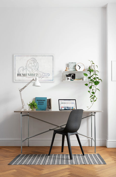 Komar NEU | Keilrahmenbild - Lion King Be Yourself - Größe 40 x 60 cm