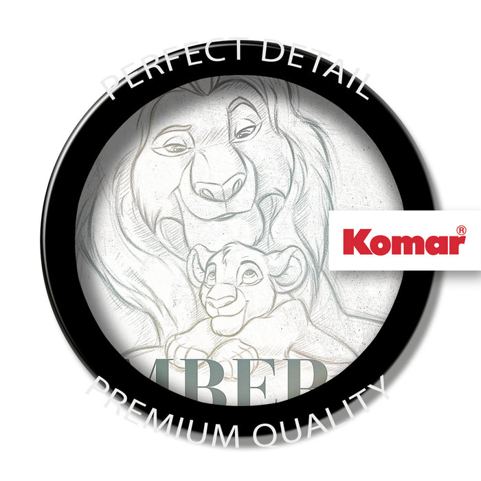 Komar NEU | Keilrahmenbild - Lion King Be Yourself - Größe 40 x 60 cm