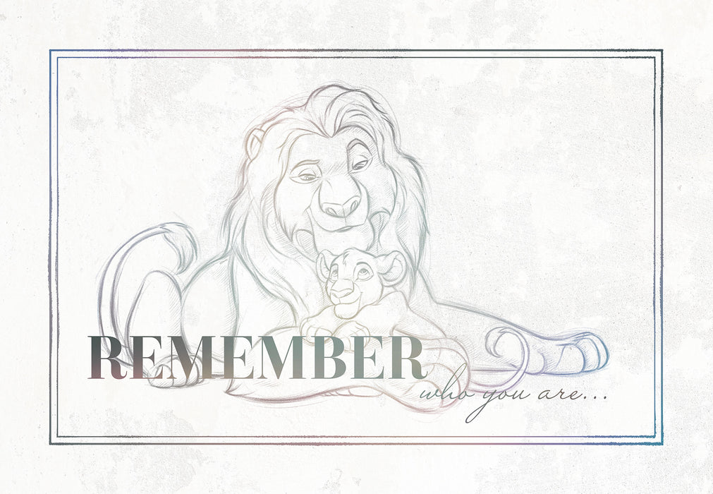 Keilrahmenbild | Lion King Be Yourself | 40 x 60 cm