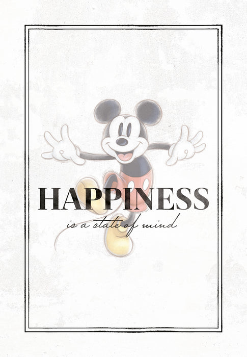 Komar NEU | Keilrahmenbild - Mickey Be Kind - Größe 40 x 60 cm