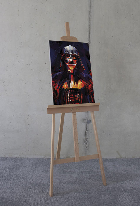 Keilrahmenbild | Star Wars Darth Vader Flaming | : 40 x 60 cm