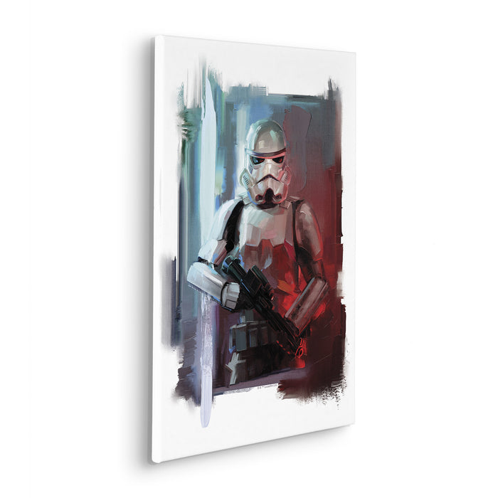 Komar NEU | Komar Keilrahmenbild - Star Wars Stormtrooper Painting - Größe: 40 x 60 cm