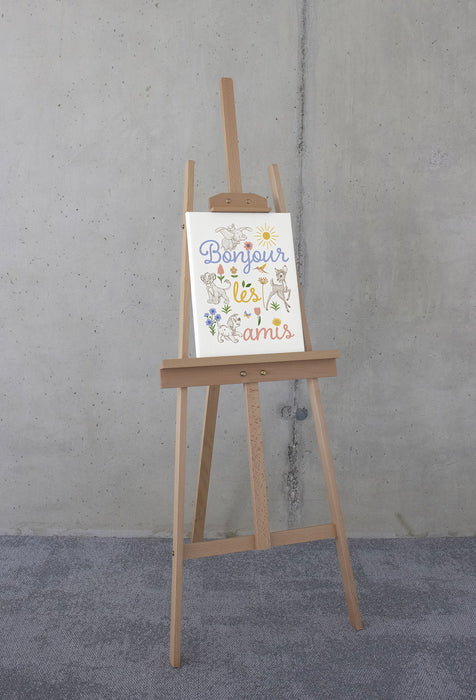 Komar NEU | Komar Keilrahmenbild - Disney Classics Bonjour - Größe: 30 x 40 cm