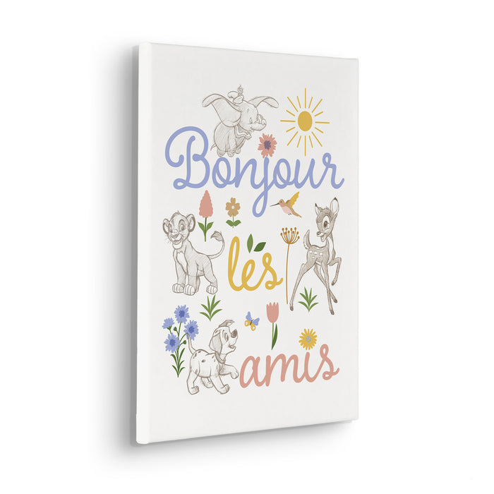 Komar NEU | Komar Keilrahmenbild - Disney Classics Bonjour - Größe: 30 x 40 cm