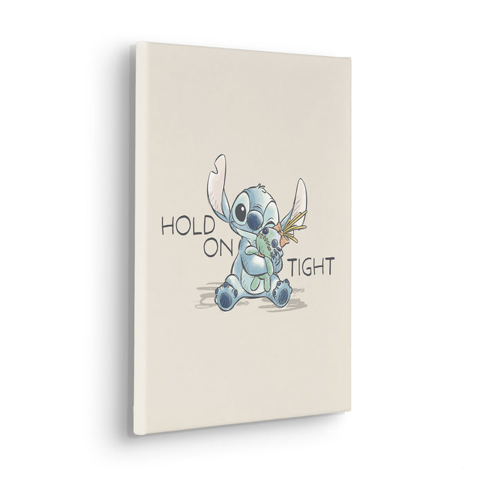 Keilrahmenbild | Disney Lilo and Stitch Hold On Tight | : 30 x 40 cm