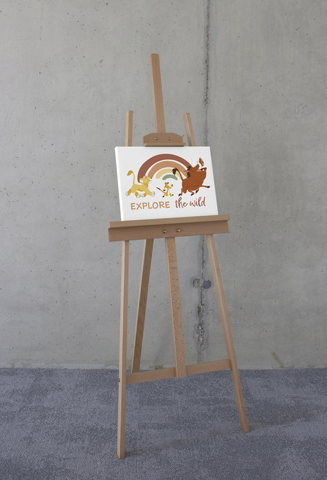 Komar NEU | Komar Keilrahmenbild - Disney The Lion King Explore the Wild - Größe: 30 x 40 cm