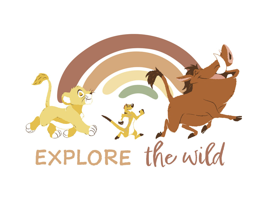 Keilrahmenbild | Disney The Lion King Explore the Wild | : 30 x 40 cm