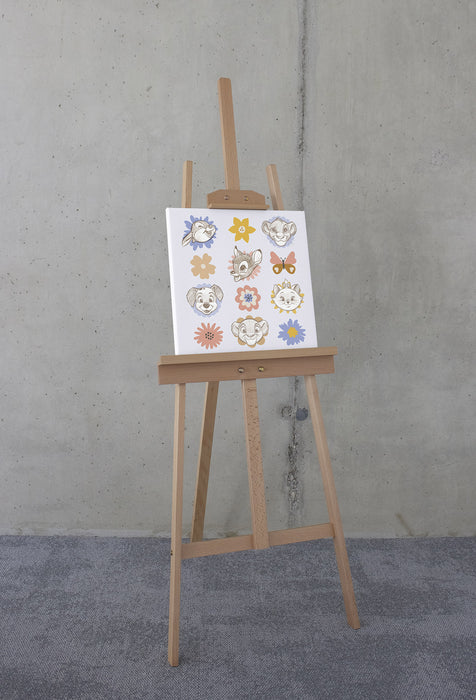 Komar NEU | Komar Keilrahmenbild - Disney Classics Flowerheads - Größe: 40 x 40 cm