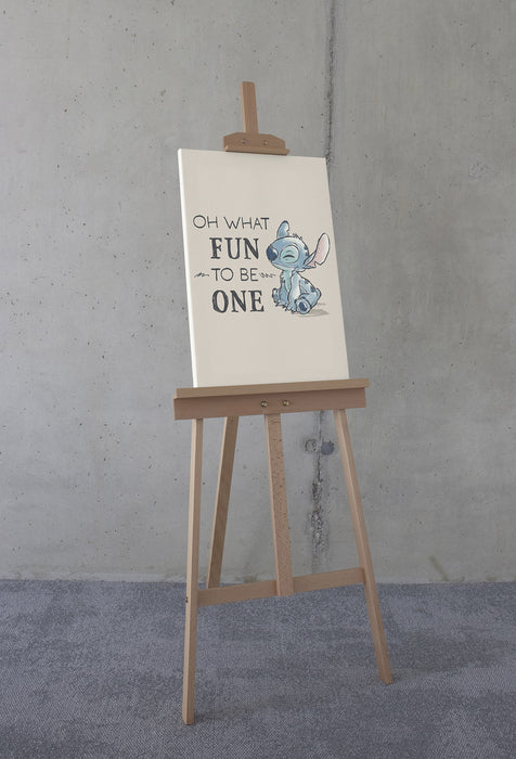 Komar NEU | Komar Keilrahmenbild - Disney Lilo and Stitch Oh What Fun - Größe: 40 x 60 cm