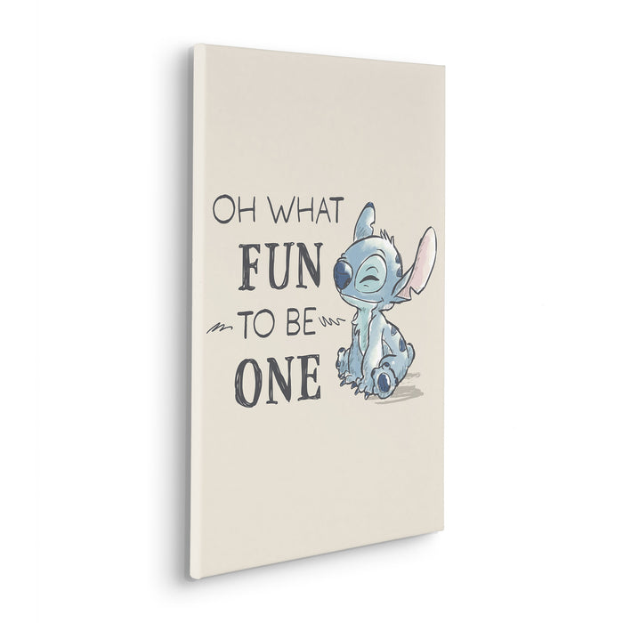 Keilrahmenbild | Disney Lilo and Stitch Oh What Fun | : 40 x 60 cm