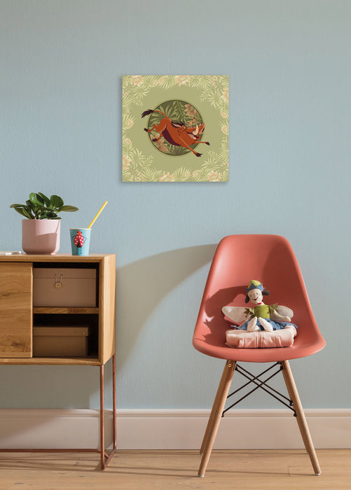 Komar NEU | Komar Keilrahmenbild - Disney The Lion King Wild and Free Since 1994 - Größe: 40 x 40 cm