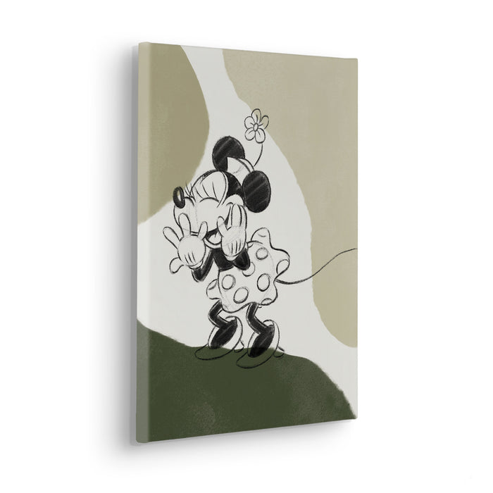 Keilrahmenbild | Disney Minnie Mouse Laughing | : 30 x 40 cm