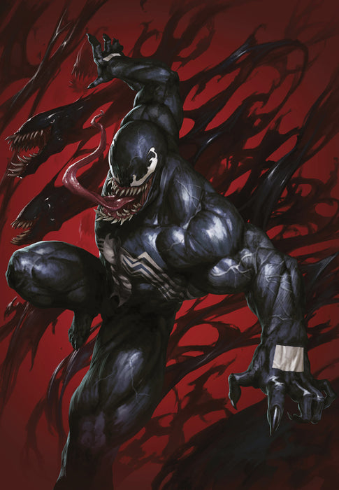 Komar NEU | Komar Keilrahmenbild - Marvel Venom Symbiont Red - Größe: 40 x 60 cm