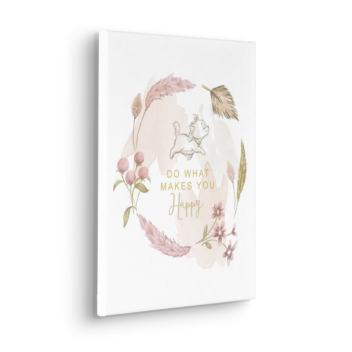 Keilrahmenbild | Disney Aristocats Do What Makes You Happy | : 30 x 40 cm