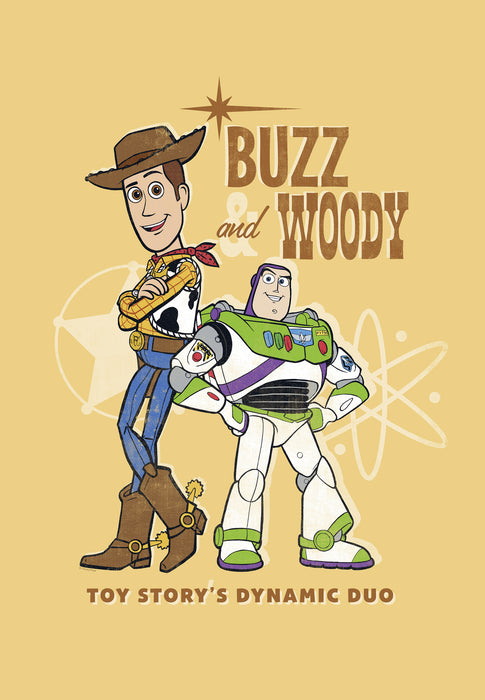Komar NEU | Komar Keilrahmenbild - Disney / Pixar Disney and Pixar Toy Story Buzz and Woody - Größe: 40 x 60 cm