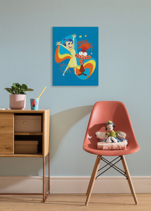 Komar NEU | Komar Keilrahmenbild - Disney / Pixar Disney and Pixar Inside Out Think Positive - Größe: 30 x 40 cm