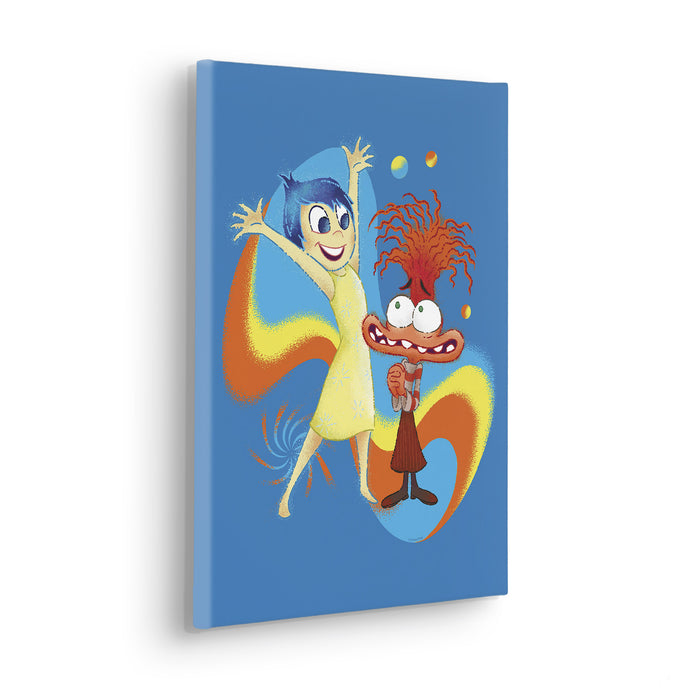 Keilrahmenbild | Disney / Pixar Disney and Pixar Inside Out Think Positive | : 30 x 40 cm
