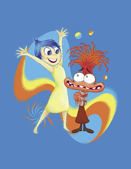 Komar NEU | Komar Keilrahmenbild - Disney / Pixar Disney and Pixar Inside Out Think Positive - Größe: 30 x 40 cm