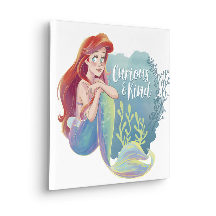 Keilrahmenbild | Disney Ariel Curious & Kind | : 40 x 40 cm