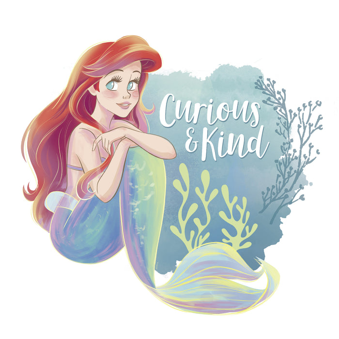 Komar NEU | Komar Keilrahmenbild - Disney Ariel Curious & Kind - Größe: 40 x 40 cm