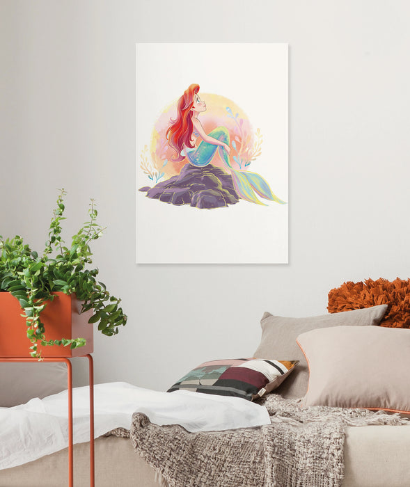 Komar NEU | Komar Keilrahmenbild - Disney Ariel Sunrise - Größe: 40 x 60 cm