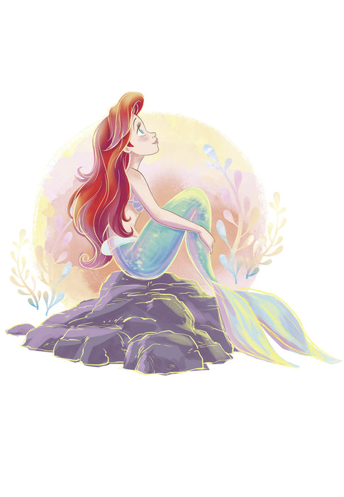 Komar NEU | Komar Keilrahmenbild - Disney Ariel Sunrise - Größe: 40 x 60 cm