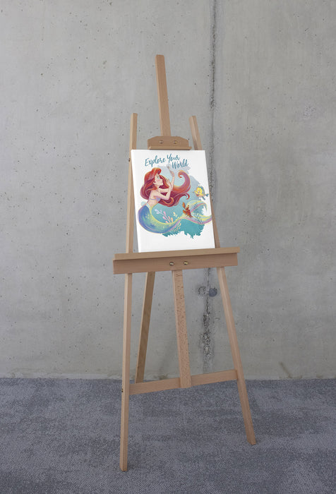Keilrahmenbild | Disney Ariel Explore your World | : 30 x 40 cm