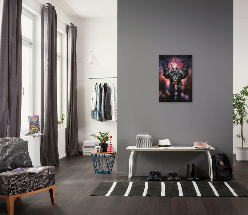Komar NEU | Komar Keilrahmenbild - Marvel Venom Attack - Größe: 40 x 60 cm