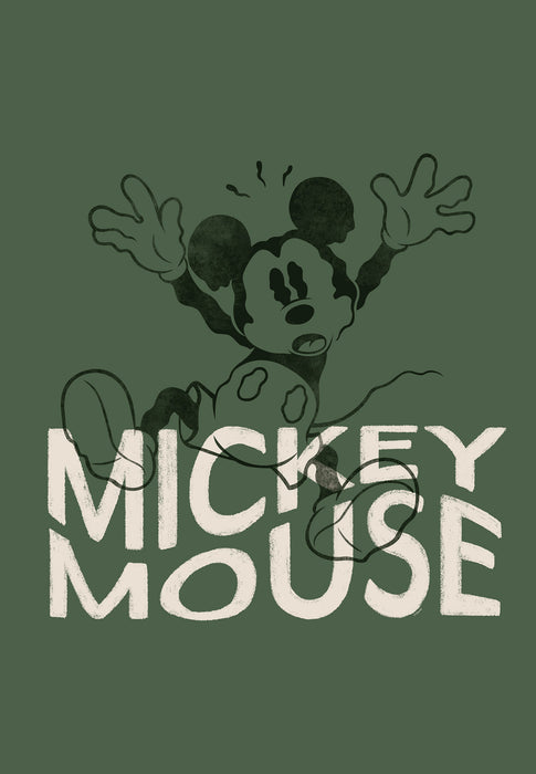 Komar NEU | Komar Keilrahmenbild - Disney Mickey Mouse Wavy - Größe: 40 x 60 cm