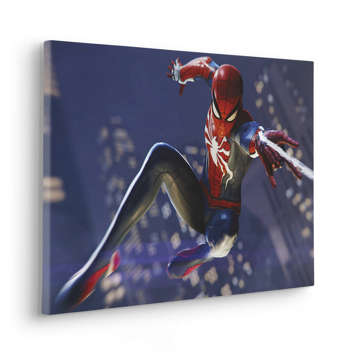 Komar NEU | Komar Keilrahmenbild - Marvel Spider-Man Web Shoot - Größe: 60 x 40 cm