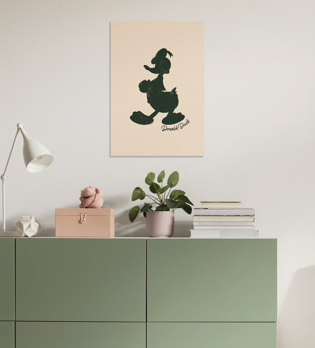 Komar NEU | Komar Keilrahmenbild - Disney Donald Duck Stamp - Größe: 40 x 60 cm