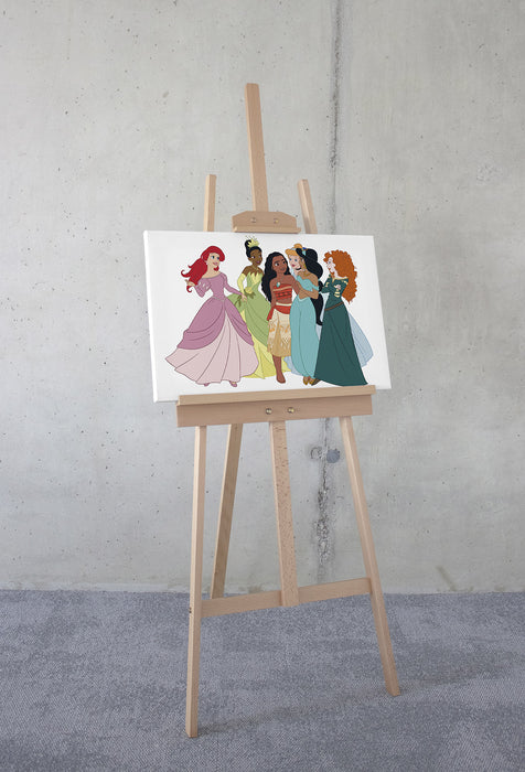 Komar NEU | Komar Keilrahmenbild - Disney Princesses Together - Größe: 60 x 40 cm