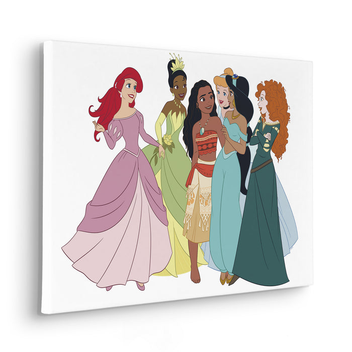 Keilrahmenbild | Disney Princesses Together | : 60 x 40 cm