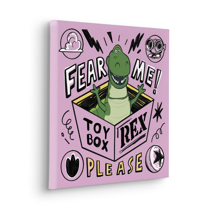 Keilrahmenbild | Disney / Pixar Disney and Pixar Toy Story Fear Me Please | : 40 x 40 cm