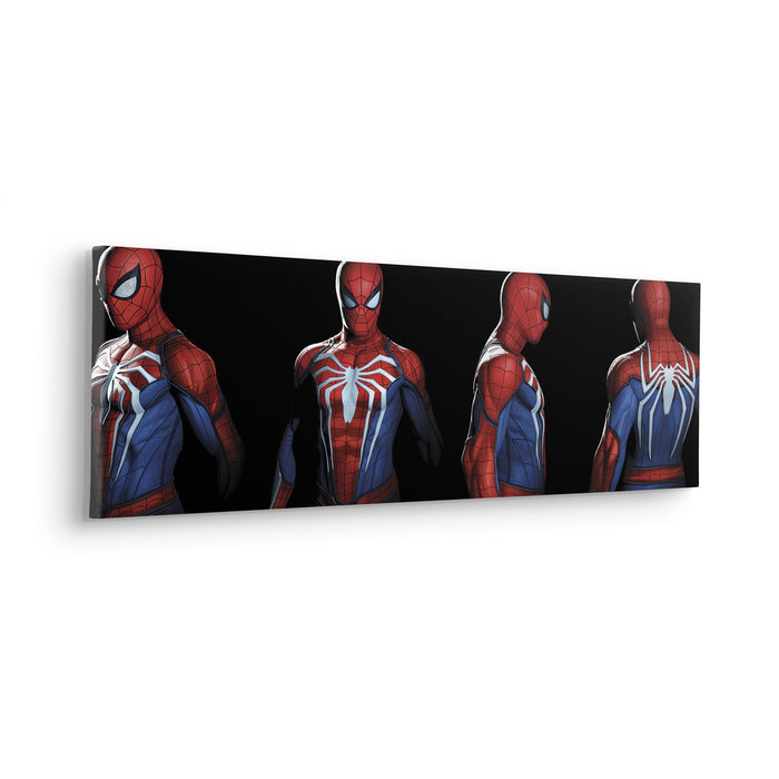 Komar NEU | Komar Keilrahmenbild - Marvel Spider-Man Portrait Photos - Größe: 90 x 30 cm