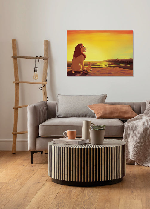 Komar NEU | Komar Keilrahmenbild - Disney The Lion King Your Kingdom - Größe: 90 x 60 cm