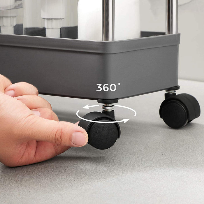 SONGMICS | Rollwagen mit 4 Ebenen Grau