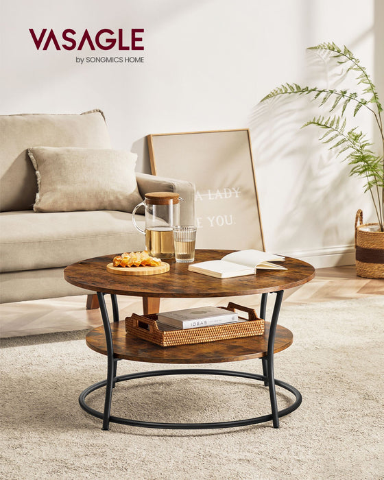 NEU | VASAGLE | Couchtisch mit 2 Ablagen