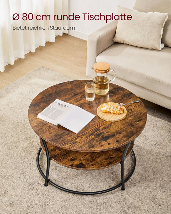 NEU | VASAGLE | Couchtisch mit 2 Ablagen