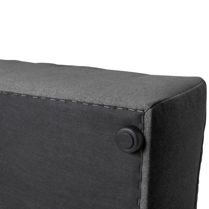 NEU Max Winzer | Lena | Artikel | Element Armlehne rechts | Flachgewebe | Füße Kunststoff Schwarz (Gleiter)