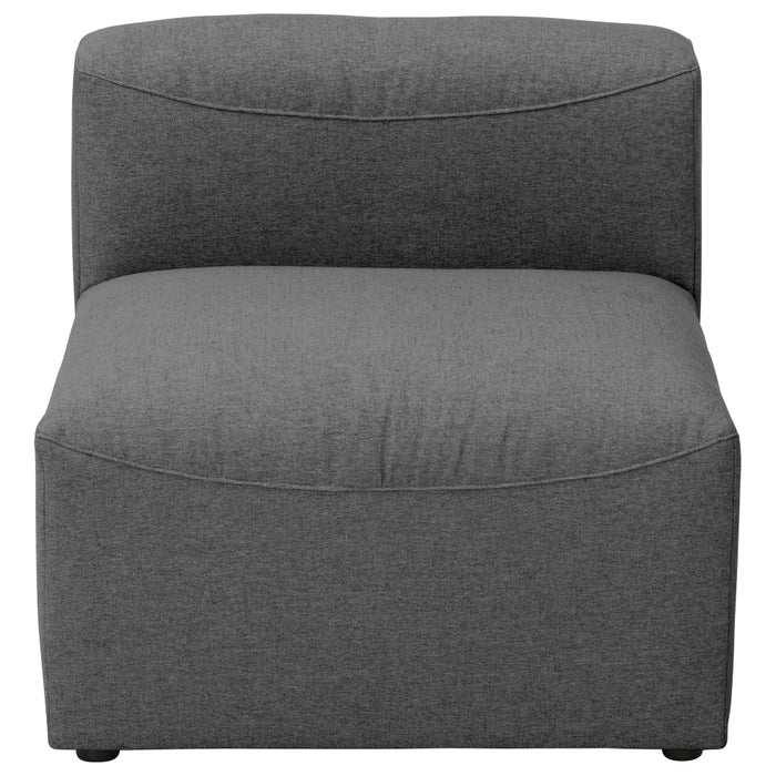 NEU Max Winzer | Lena | Artikel | Element ohne Armlehne | Flachgewebe | Füße Kunststoff Schwarz (Gleiter)