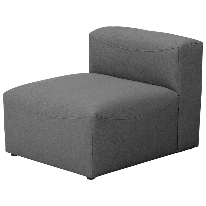 NEU Max Winzer | Lena | Artikel | Element ohne Armlehne | Flachgewebe | Füße Kunststoff Schwarz (Gleiter)