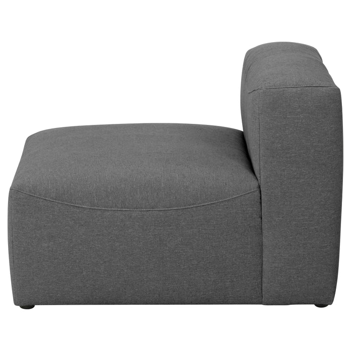 NEU Max Winzer | Lena | Artikel | Element ohne Armlehne | Flachgewebe | Füße Kunststoff Schwarz (Gleiter)