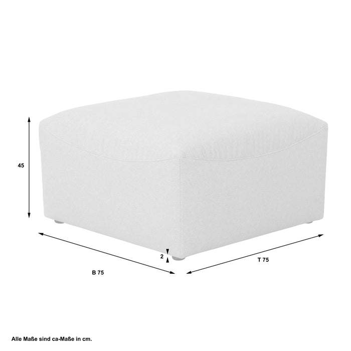 NEU Max Winzer | Lena | Hocker | Flachgewebe | Füße Kunststoff Schwarz (Gleiter)