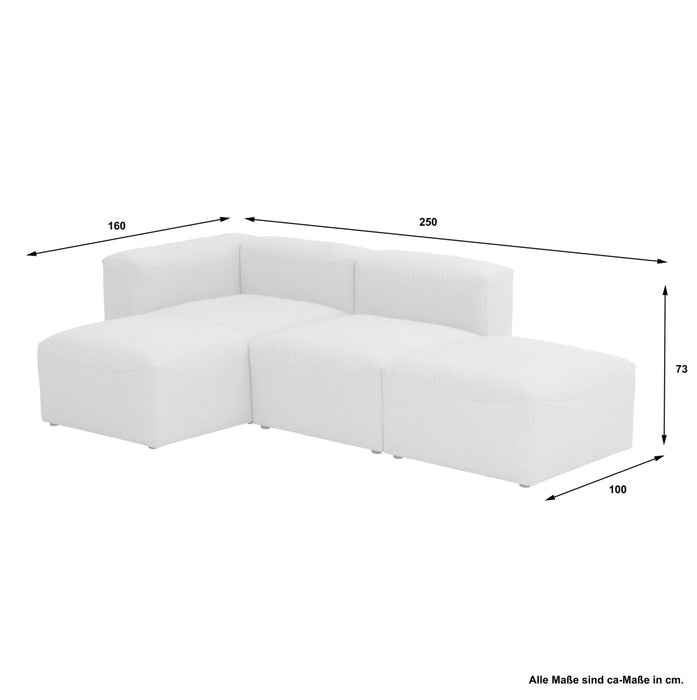 NEU Max Winzer | Lena | Artikel | Set 10 | Flachgewebe | Füße Kunststoff Schwarz (Gleiter)