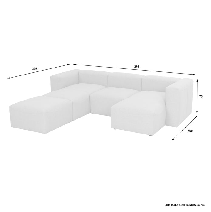 NEU Max Winzer | Lena | Artikel | Set 11 | Flachgewebe | Füße Kunststoff Schwarz (Gleiter)