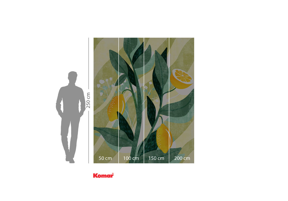Digitaldruck Vlies Fototapete | Lemon Fresh | 200 x 250 cm