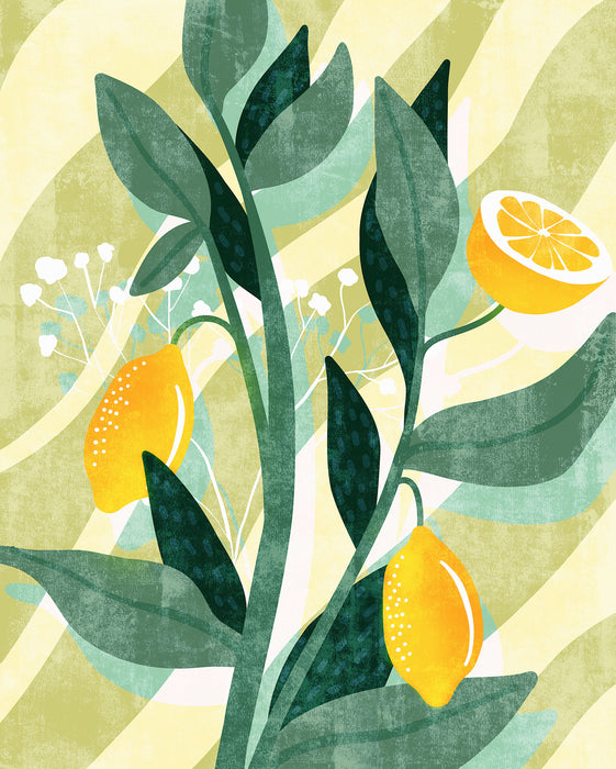 Digitaldruck Vlies Fototapete | Lemon Fresh | 200 x 250 cm